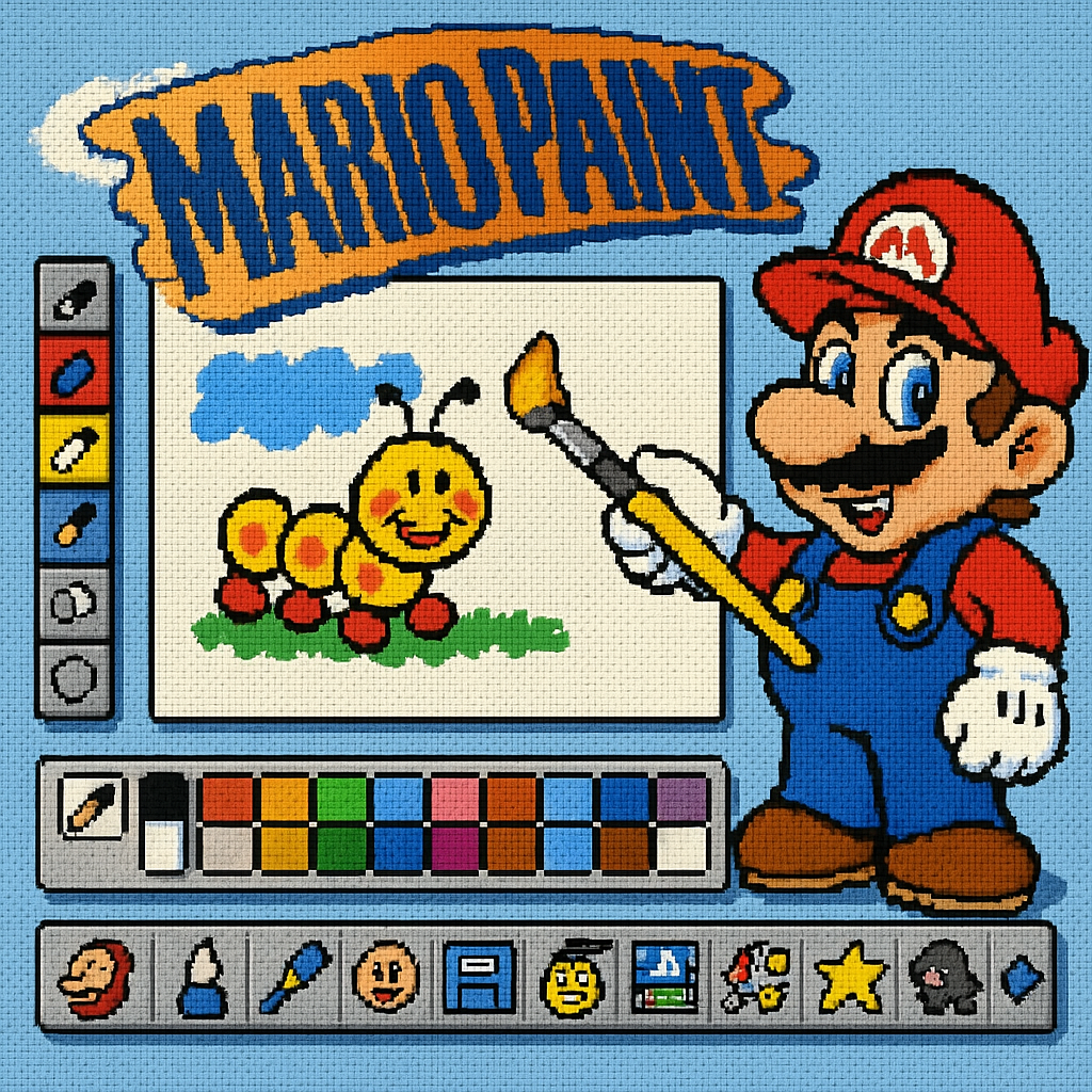 šØĀ The Legendary Mario PaintĀ Returns ā And So Do the Memories 1 White Label 5f9ffd2b mario paint chatgpt