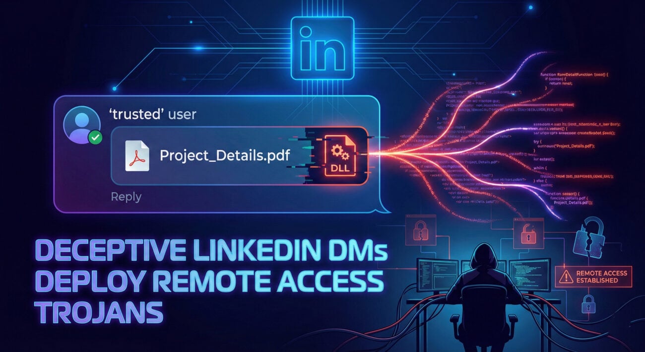 LinkedIn Messages Deliver Malware Via DLL Sideloading