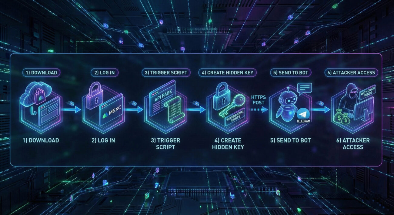 Malicious Chrome Extension Steals MEXC API Keys by Masquerading as Trading Tool 1 White Label 9350ebad 48 1