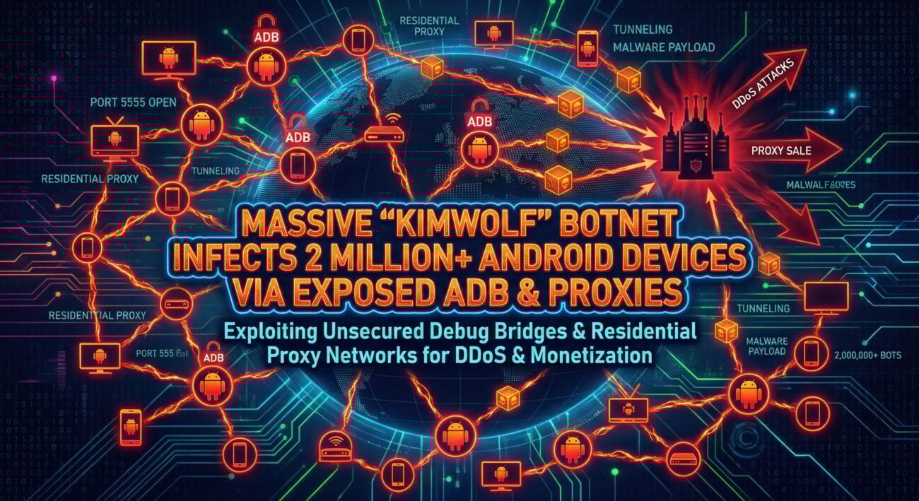 Researchers Sinkhole Over 550 Kimwolf and Aisuru Botnet C2 Servers