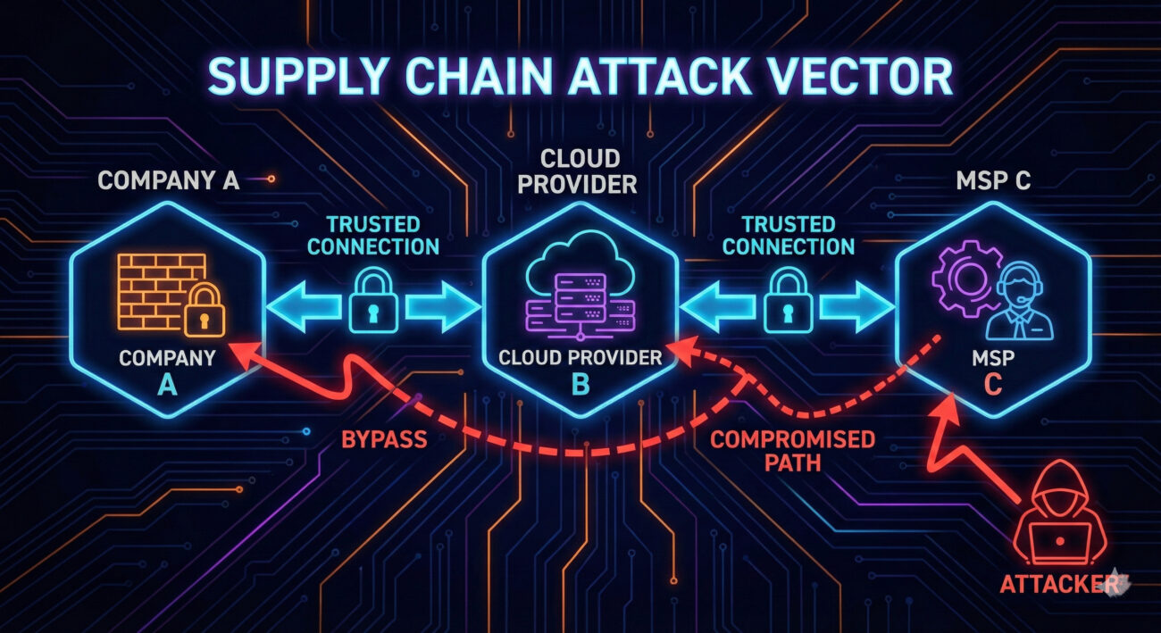 White Label 5197c20e network trust dependencies t1590.003 1