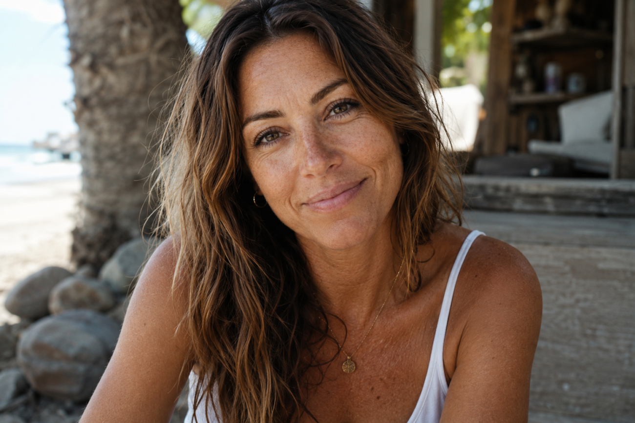 Image of a woman. Sutrasuite 