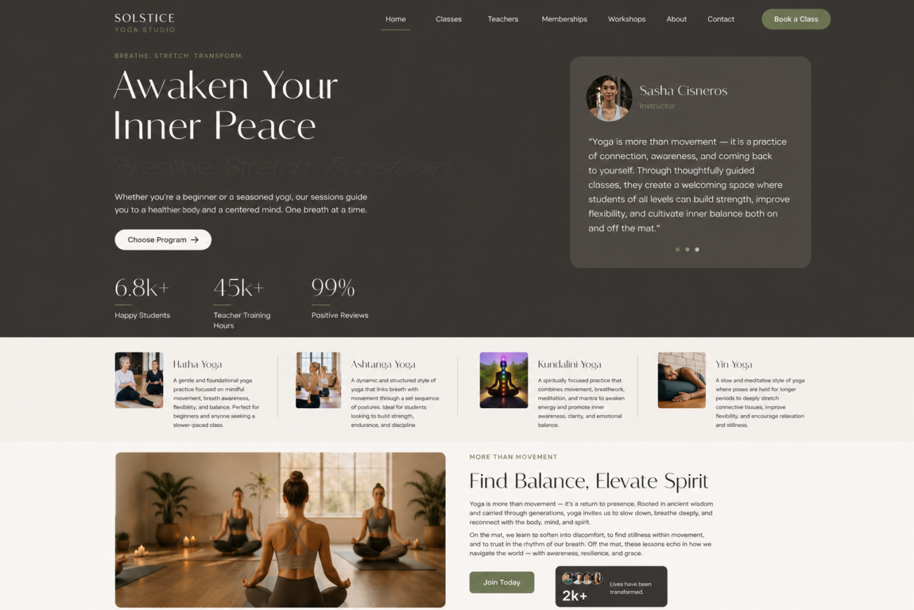 White Label ada4a789 sutrasuite website sample 1