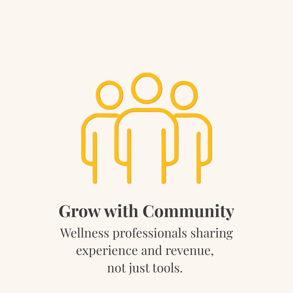 Group icon representing a community of wellness professionals